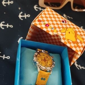 Pokemon Kids Yellow Pikachu Analog Watch by